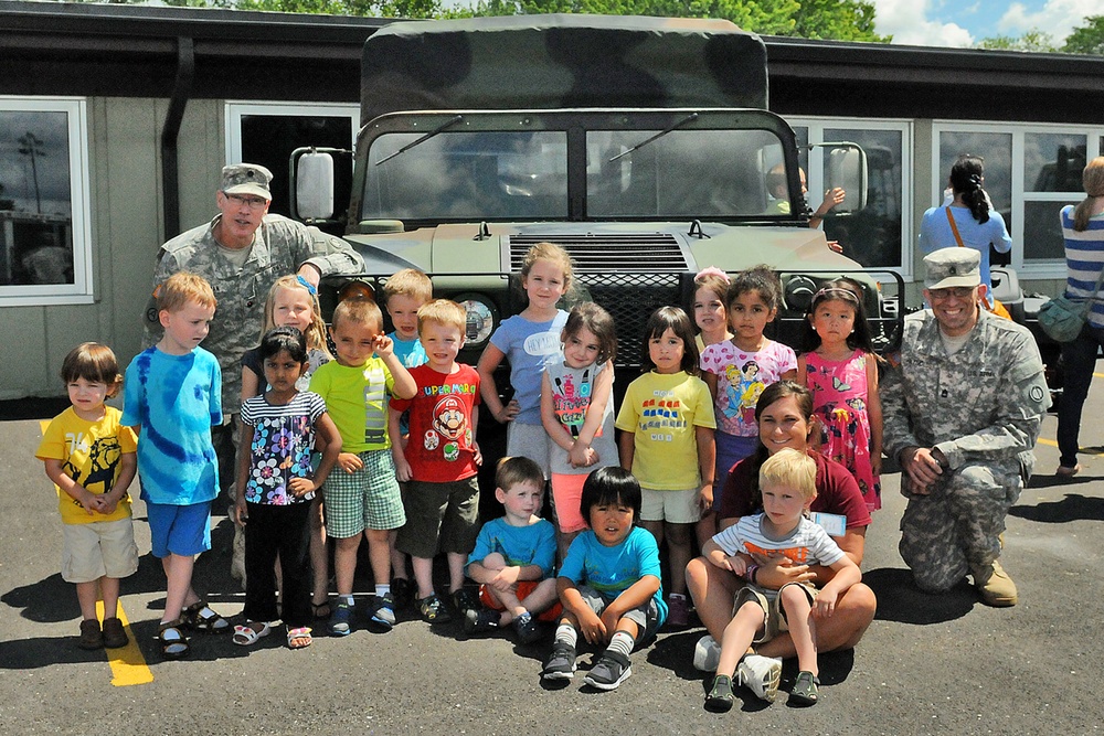 Army Reserve soldiers roll out to local ‘Touch A Truck’ event