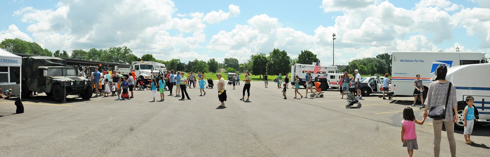 Army Reserve soldiers roll out to local ‘Touch A Truck’ event