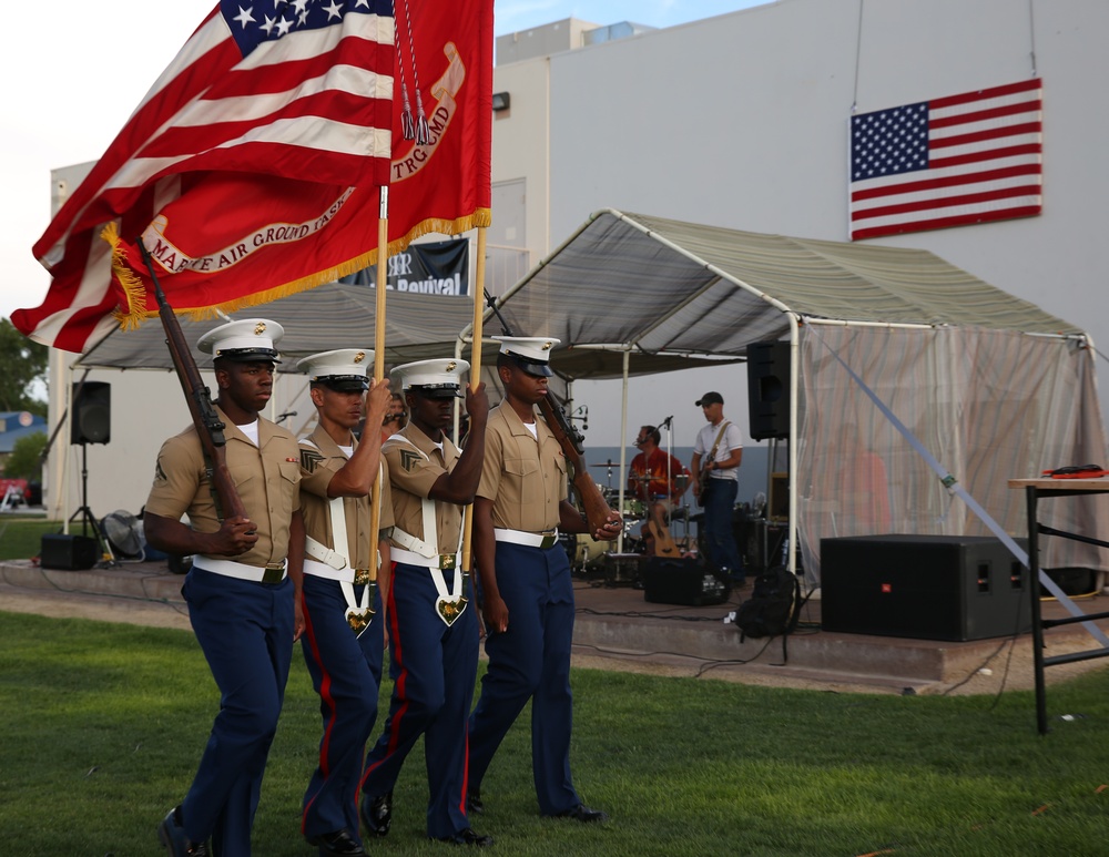 Marines participate in celebration of Independence Day