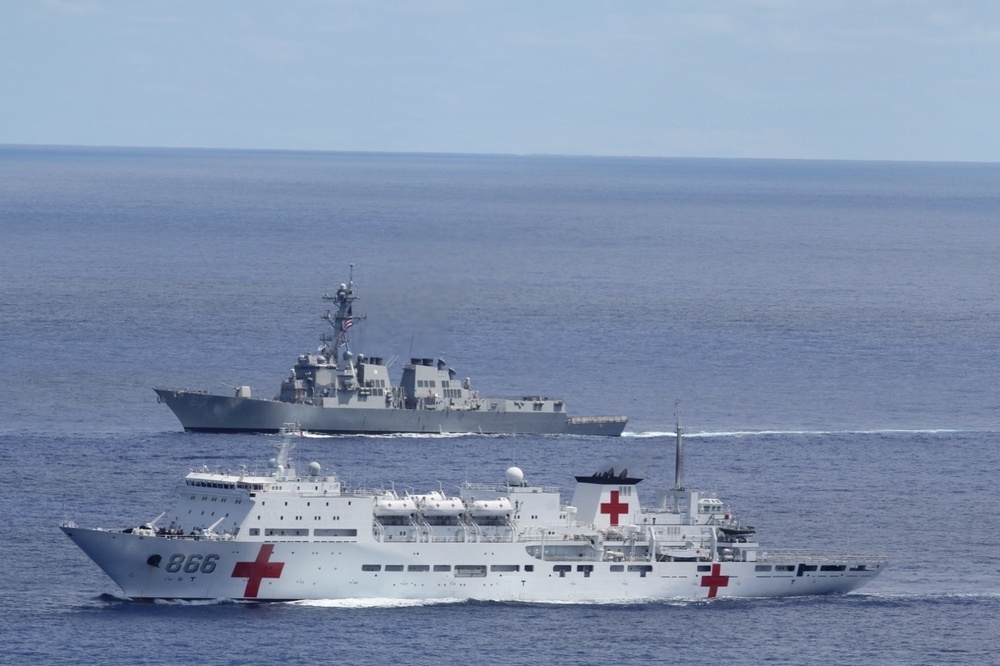 Multinational Task Force group sail from Guam to Pearl Harbor
