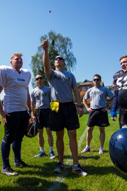 Paratroopers referee American football for Latvia, Estonia