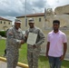 Promotion ceremony for Sgt. Maj. Anthony S. Harris Sr.