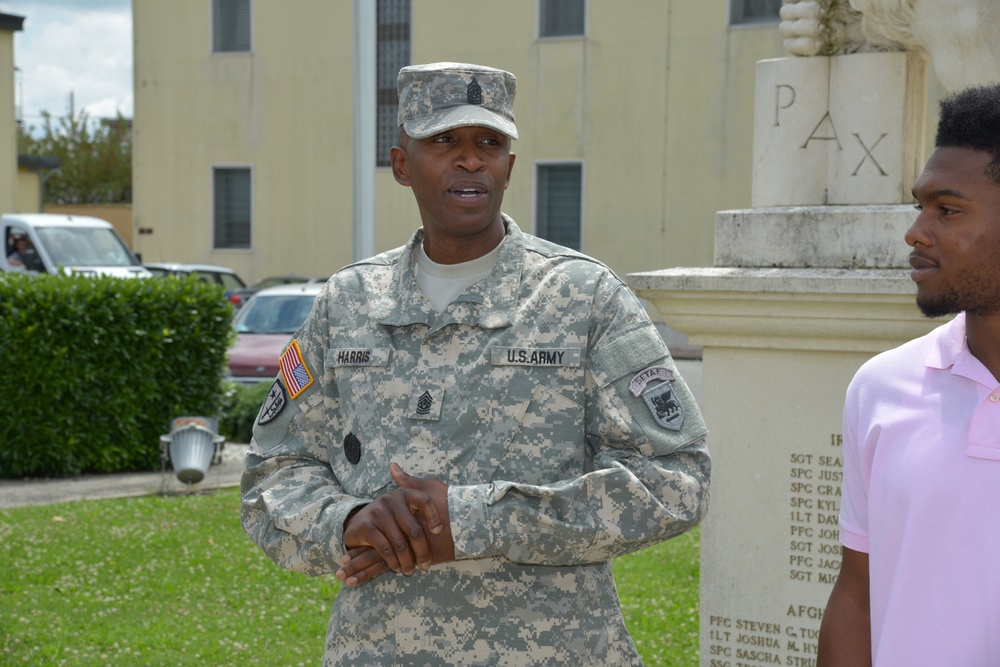 Promotion ceremony for Sgt. Maj. Anthony S. Harris Sr.