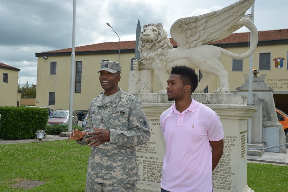 Promotion ceremony for Sgt. Maj. Anthony S. Harris Sr.