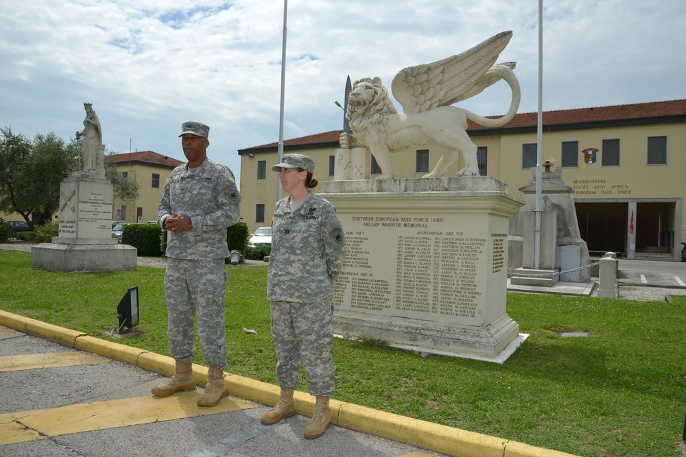 Award ceremony for Capt. Amy M. Granados