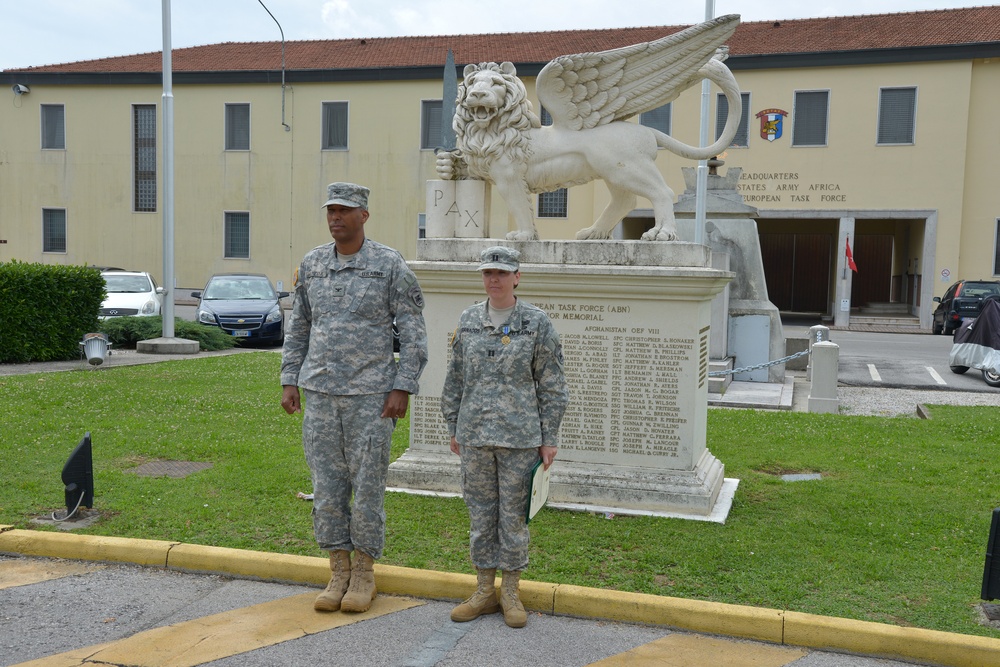 Award ceremony for Capt. Amy M. Granados