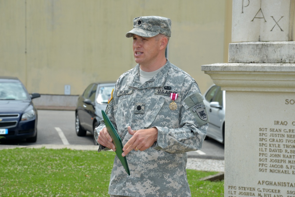 Award Ceremony for Lt. Col. Patrick D. Pflaum