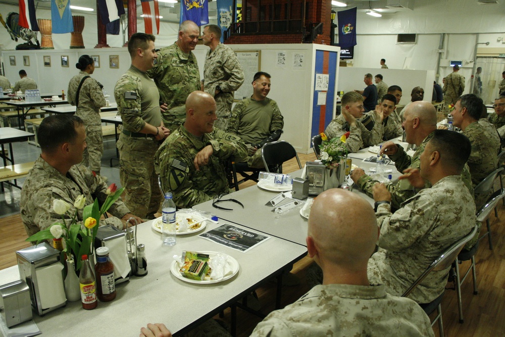 Wounded Warriors visit Camp Leatherneck, Afghanistan