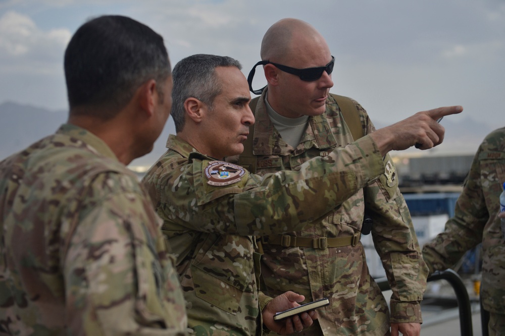 AFCENT command chief visits 455th AEW