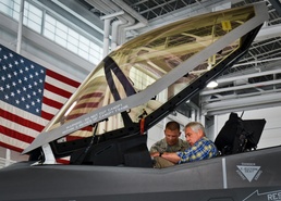 Defense secretary visits Eglin