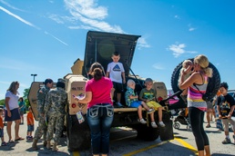Children toot Army Reserve's horn at Touch a Truck