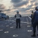 USS Oak Hill conducts flight operations aboard ship