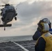 USS Oak Hill conducts flight operations aboard ship