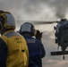 USS Oak Hill conducts flight operations aboard ship