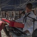 U.S. Navy band Northeast plays the opening ceremony for the annual Boston Harbor Fest