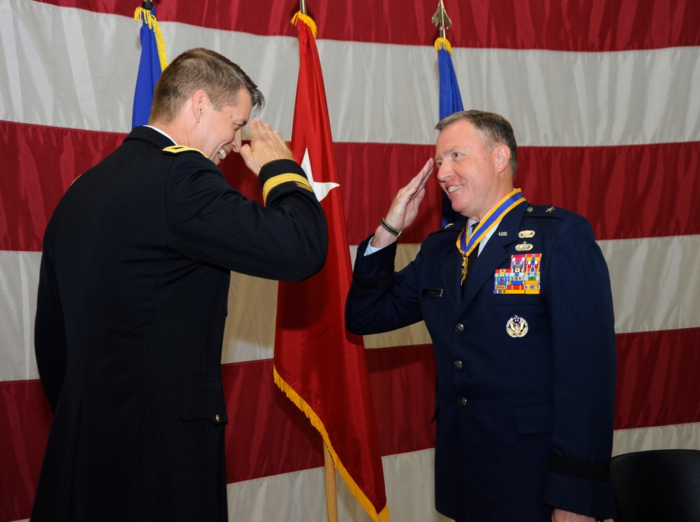 Brig. Gen. Bruce Prunk retires