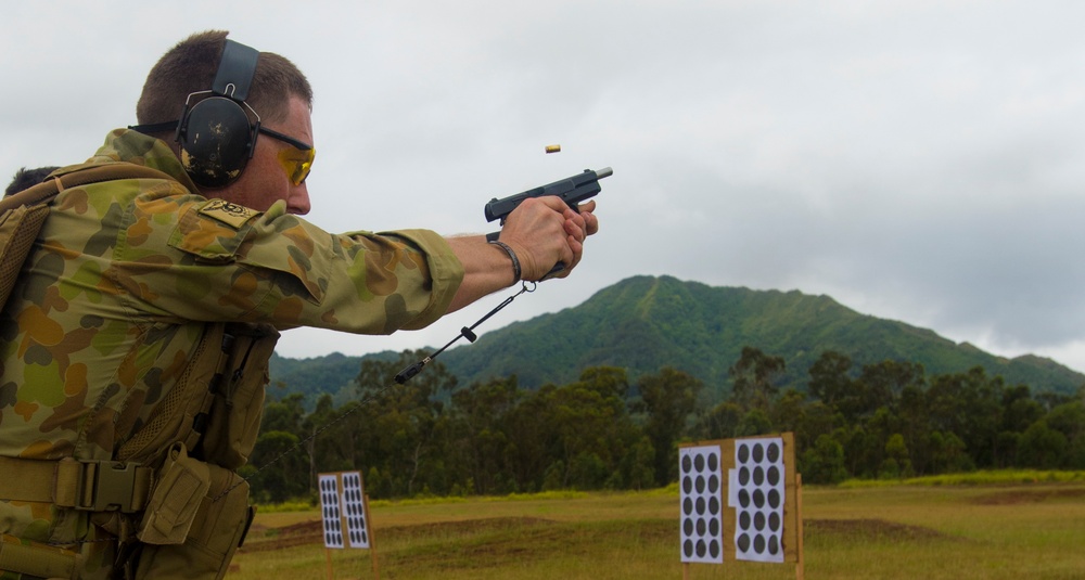 Small arms marksmanship training, RIMPAC 2014