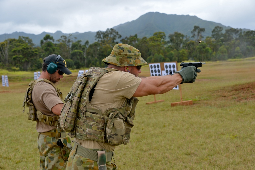 Small arms marksmanship training, RIMPAC 2014