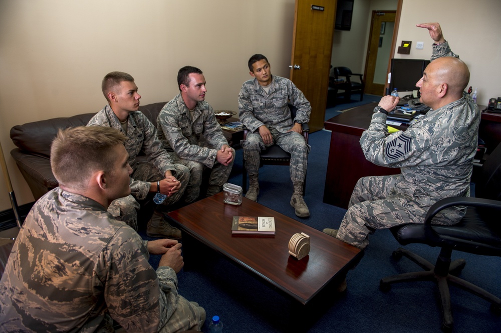 Cadets experience deployed life at The Rock