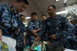 USNS Mecy hosts multinational humanitarian assistance/disaster relief exchange