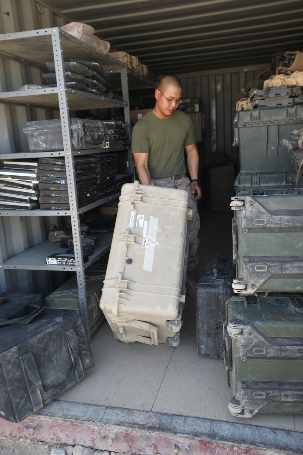 1st Battalion, 2nd Marine Regiment, supply Marines account for $117 million worth of gear