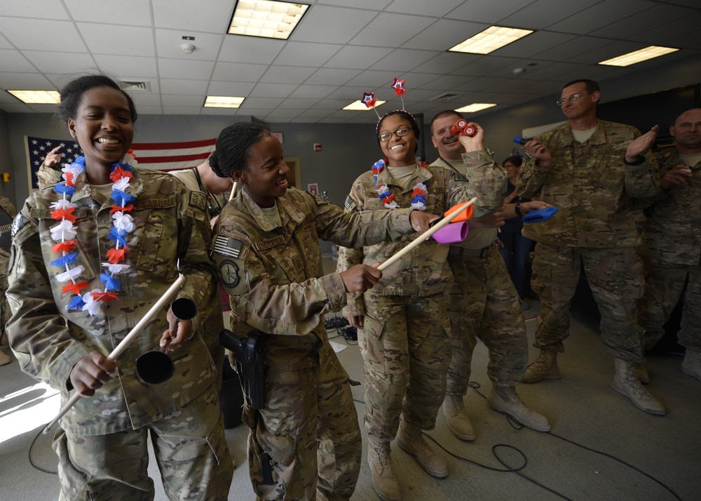 Starlifter band performs for Airmen