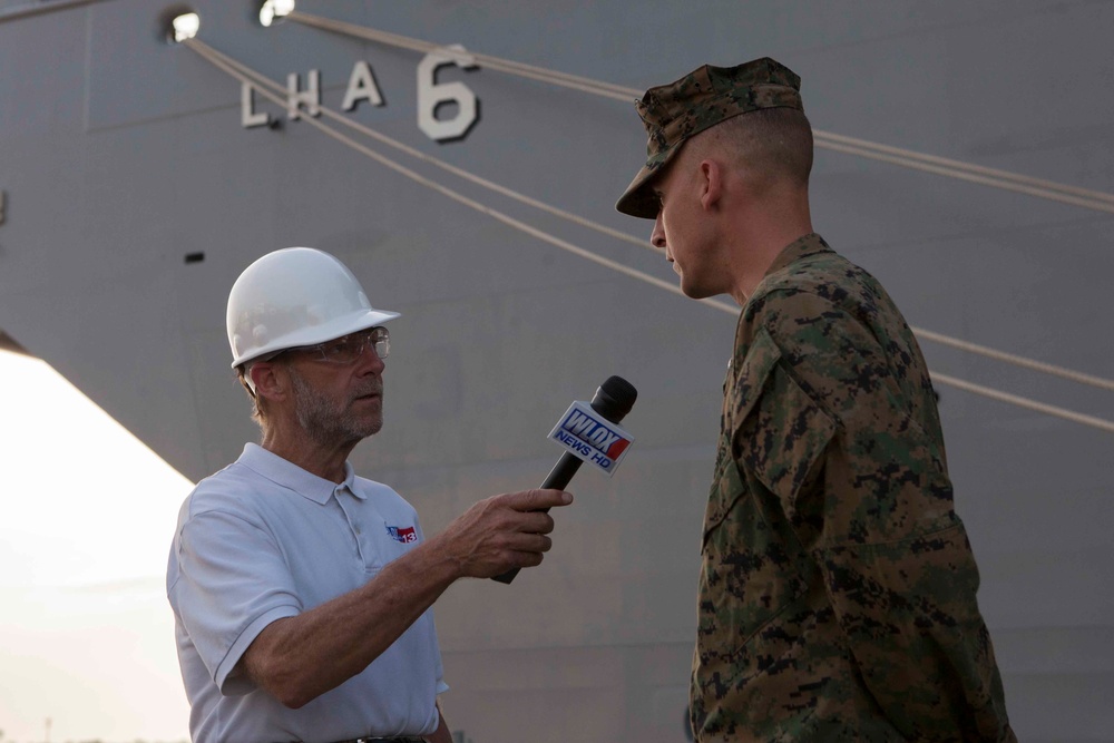 USS America gets underway