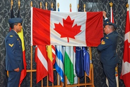 Canadian flag lowering ceremony: Component says goodbye to founding nation