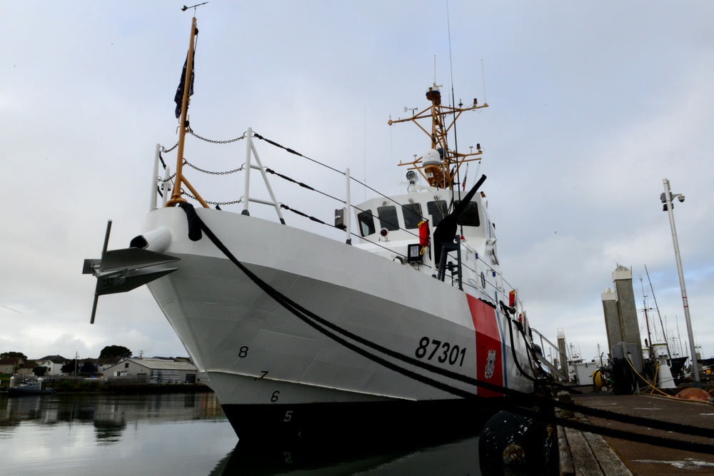 Coast Guard Cutter Barracuda moored at homeport