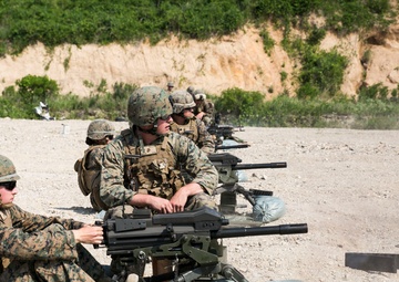 ROK, US Marines flex machine gun muscle