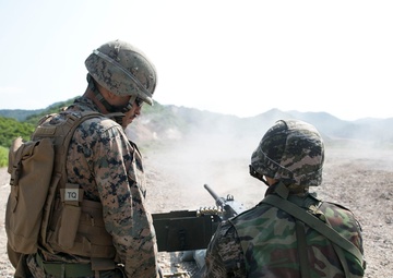 ROK, US Marines flex machine gun muscle