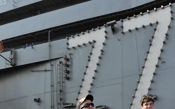 USS George H.W. Bush is supporting maritime security operations and theater security cooperation efforts