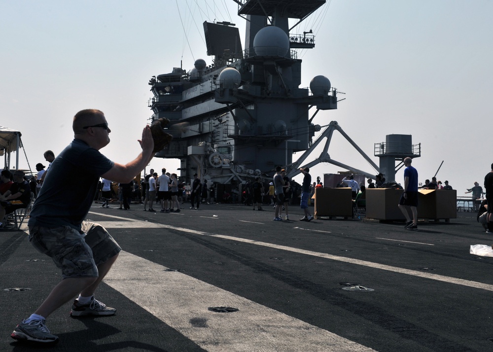 George H.W. Bush is supporting maritime security operations and theater security cooperation efforts in the U.S. 5th Fleet area of responsibility.