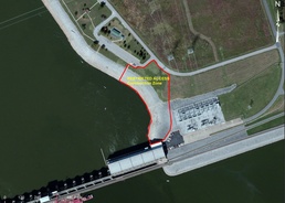 Accessible fishing access sidewalk construction begins today at Barkley Dam