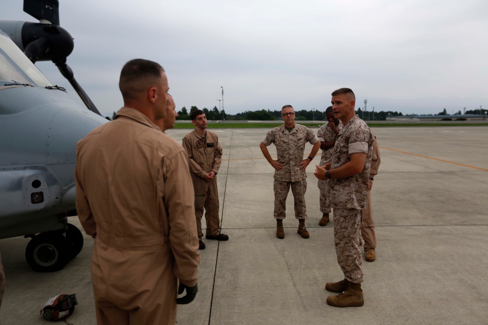 VMM-265 Conducts First Osprey Fly on into Camp Fuji