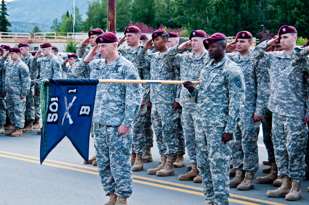 Blue Geronimo inducts honorary command sergeant major