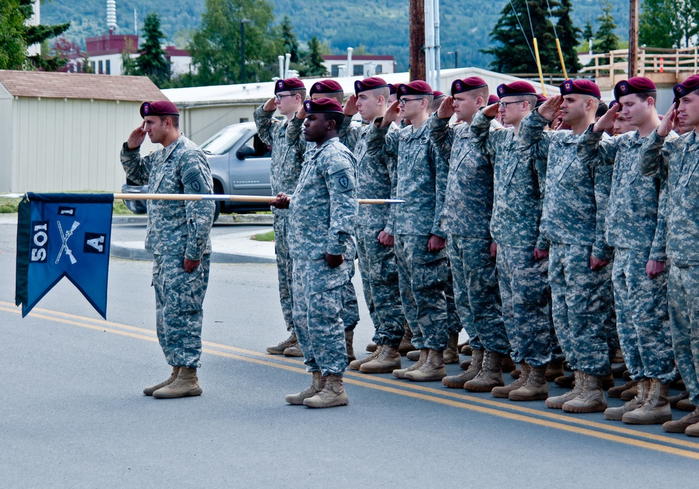 Blue Geronimo inducts honorary command sergeant major