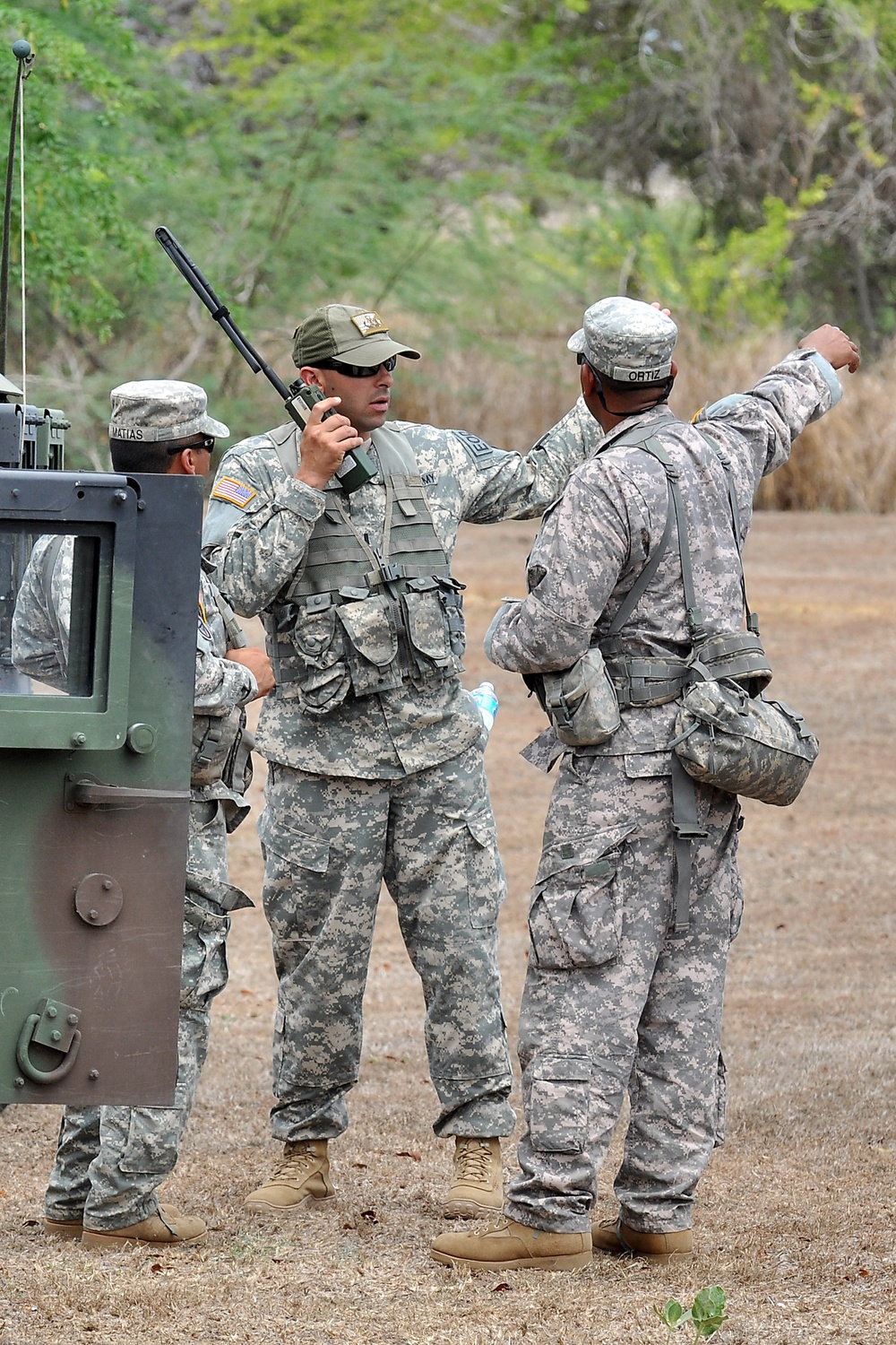 PRNG 1600 EOD and 192nd BSB convoy react to contact training by FLNG Special Forces