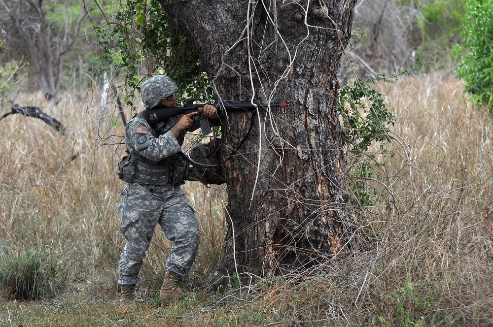 PRNG 1600 EOD and 192nd BSB convoy react to contact training by FLNG Special Forces