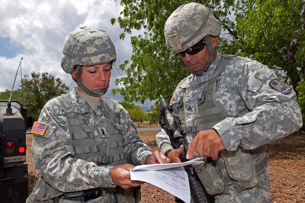 PRNG 1600 EOD and 192nd BSB convoy react to contact training by FLNG Special Forces