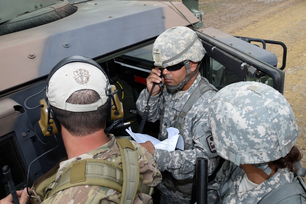 PRNG 1600 EOD and 192nd BSB convoy react to contact training by FLNG Special Forces