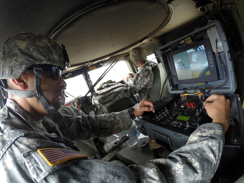 PRNG 1600 EOD and 192nd BSB convoy react to contact training by FLNG Special Forces