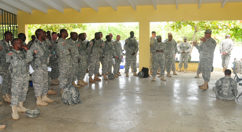 JRSOI for Virgin Islands National Guard Operation Forward Guardian II