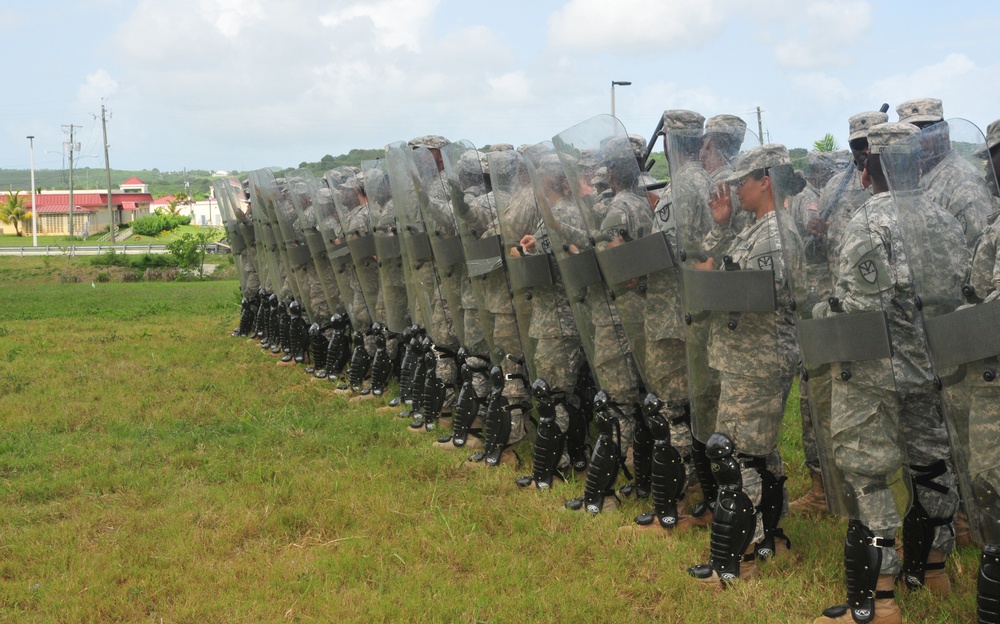 VING Operation Forward Guardian II QRF civil disturbance training