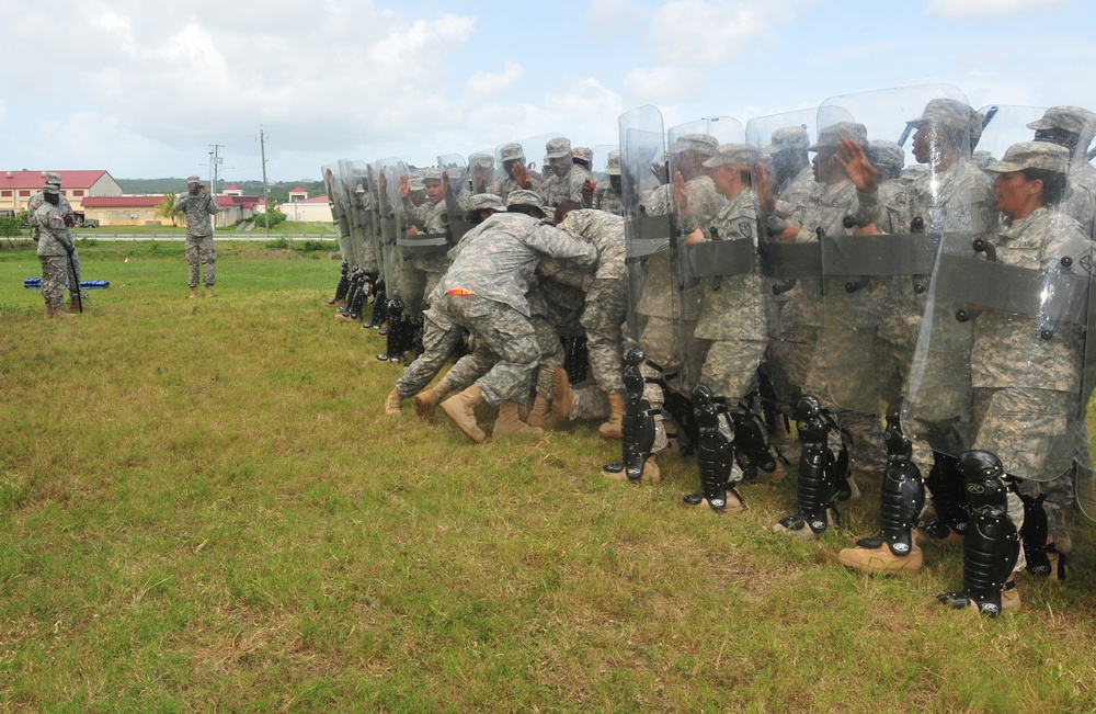 VING Operation Forward Guardian II QRF civil disturbance training