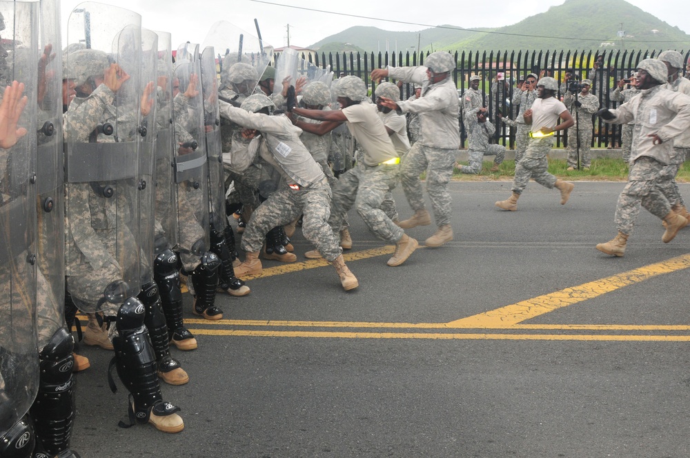 VING Operation Forward Guardian II QRF civil disturbance training