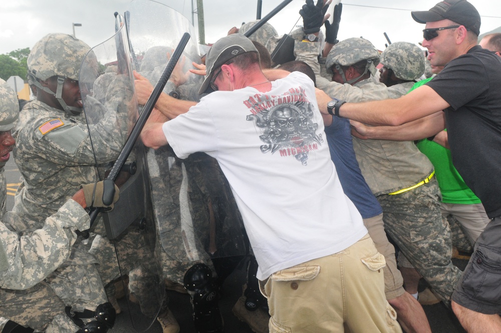 VING Operation Forward Guardian II QRF civil disturbance training