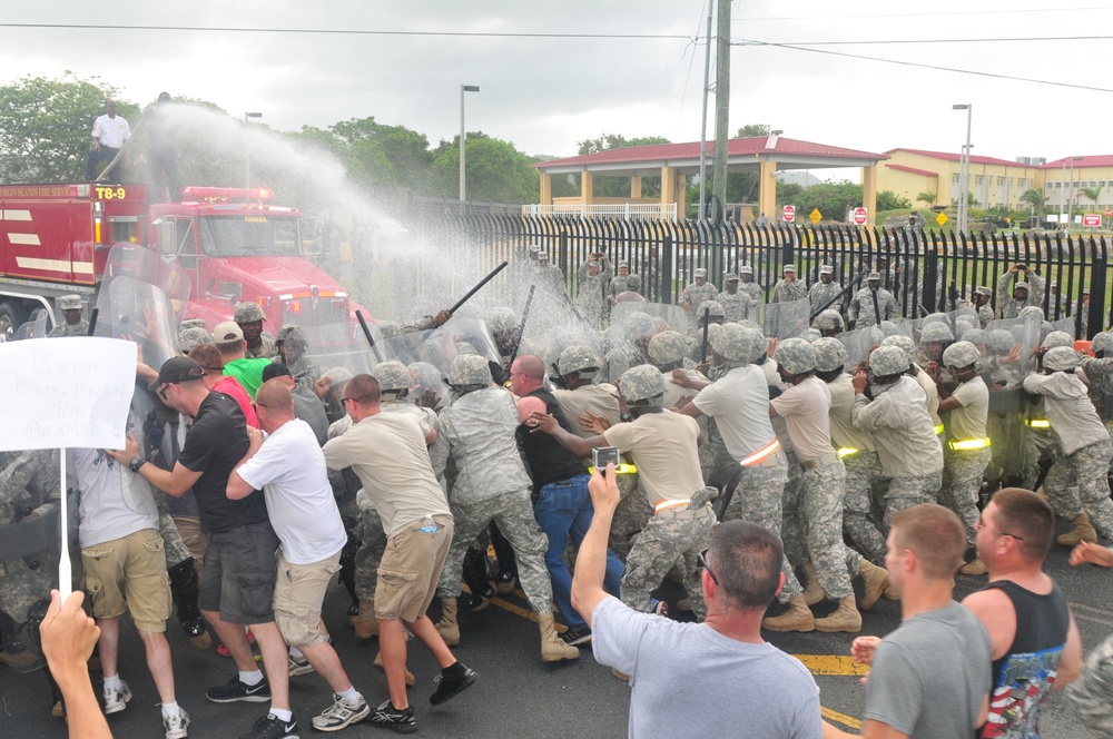 VING Operation Forward Guardian II QRF civil disturbance training