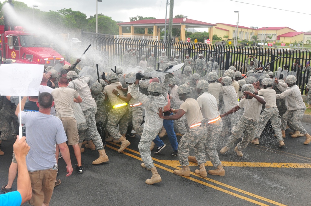 VING Operation Forward Guardian II QRF civil disturbance training