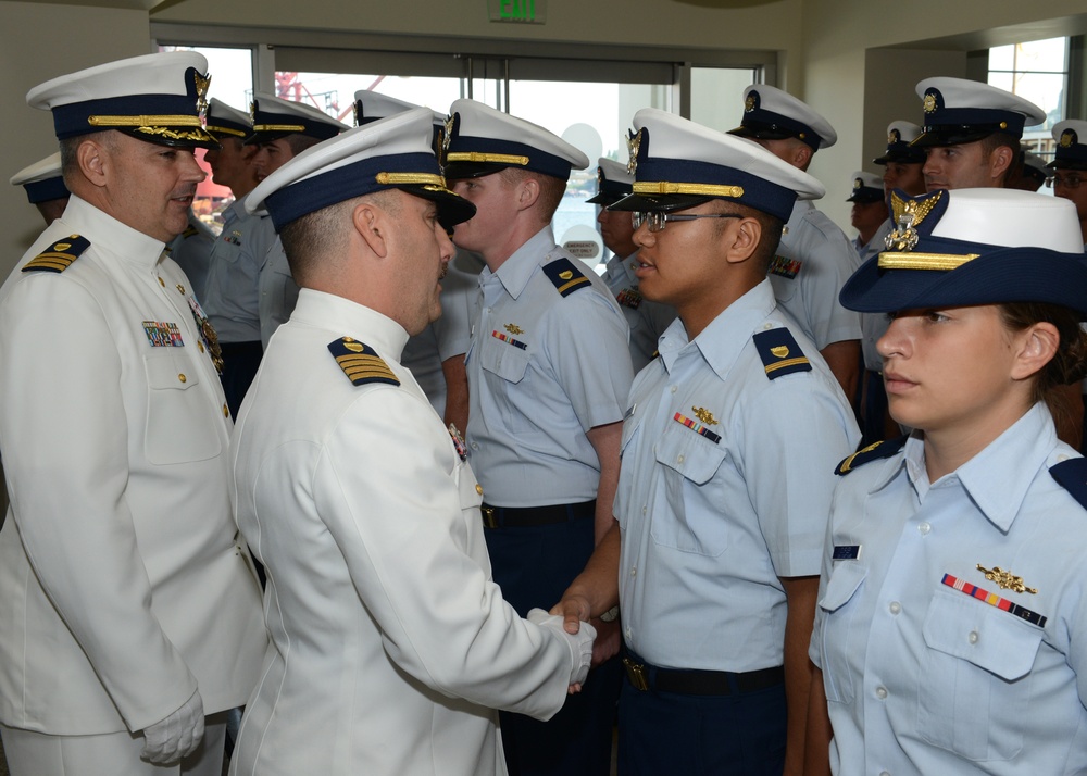 Coast Guard Cutter Steadfast change-of-command ceremony